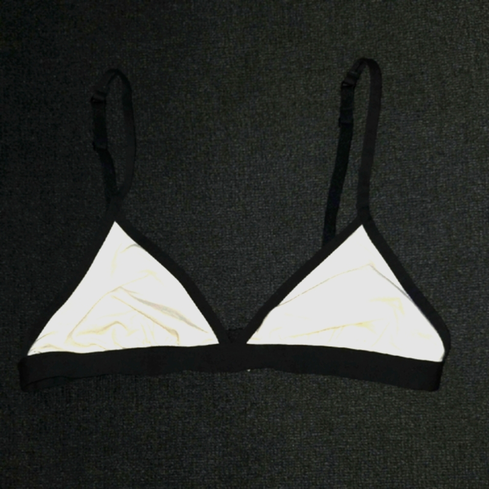 Victoria's Secret Black and White Triangle Bra
